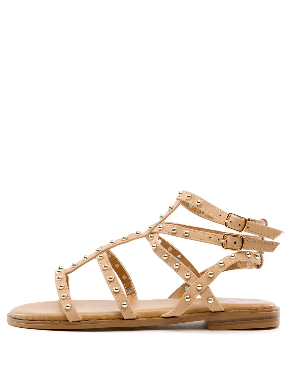 Studded Nude Gladiator Sandals - Women - Picture 3 of 9